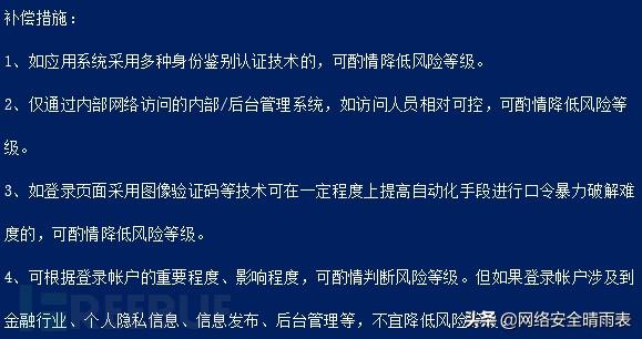 等保2.0高风险项判定汇总