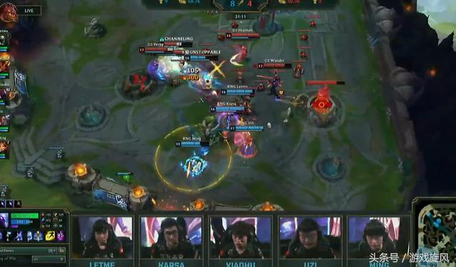 LOL：RNG碾压G2要结束时，让帝放骚话：我去给他刷点输出！