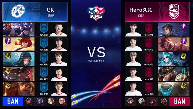 王者荣耀:Hero久竞完美零封GK 拿到关键一分 离季后赛更进一步