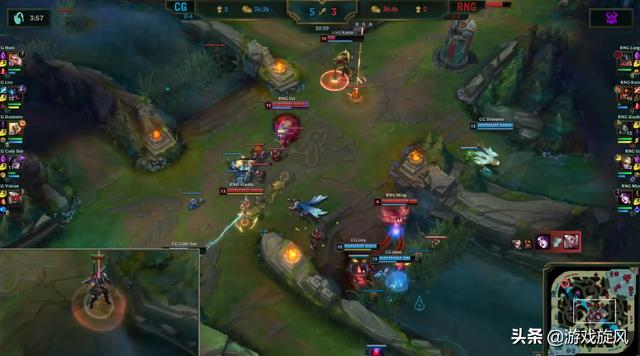 LOL:huni上单奇亚娜大优势又站出来了,狼行天神下凡终结角逐
