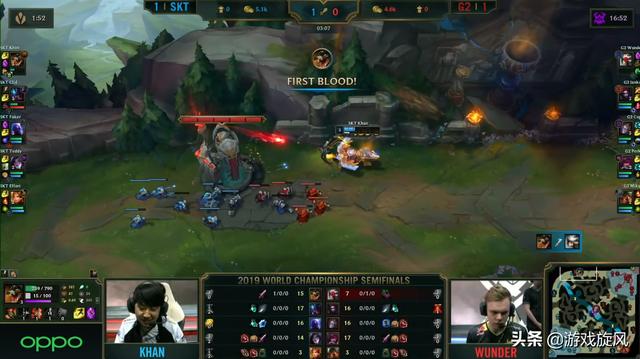 LOL:SKT大优势被翻盘双C失误太多,perkz招牌霞再收MVP