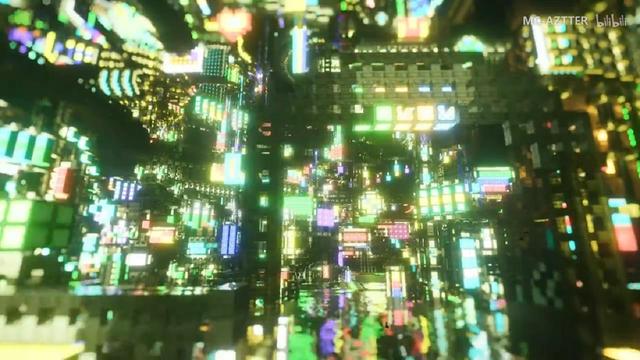 国人大佬耗时一年在《我的世界》打造赛博朋克都市 毅力惊人