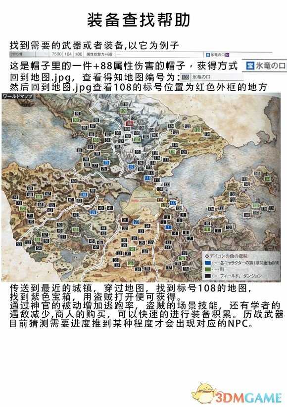 《歧路旅人》全装备获得方法一览