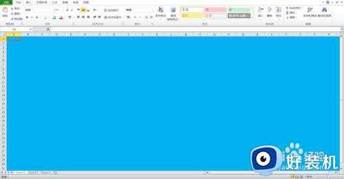 excel打开后全是浅蓝色怎么办_excel打开后全是浅蓝色解决方法