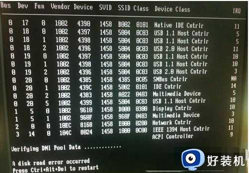 win7系统a disk read error进入不了系统怎么办